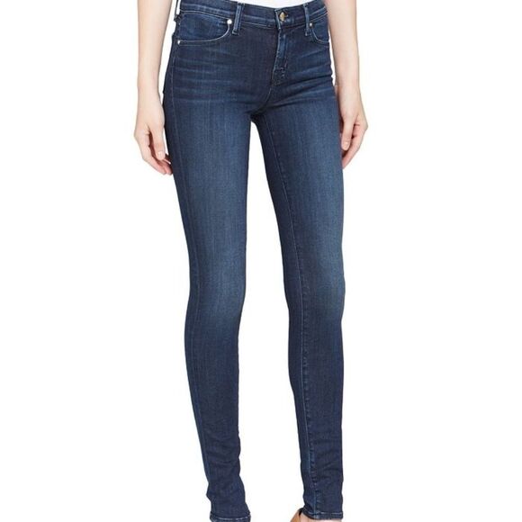 J Brand Mid Rise Indigo Wash Skinny Jeans Sz 28 - Picture 1 of 7